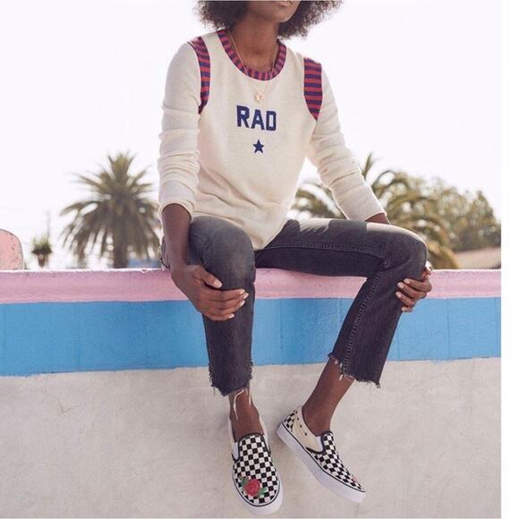 Mother Superior The Flirt Chew Straight Leg Jeans in Of Cats & Kings Size 26 - Picture 2 of 11